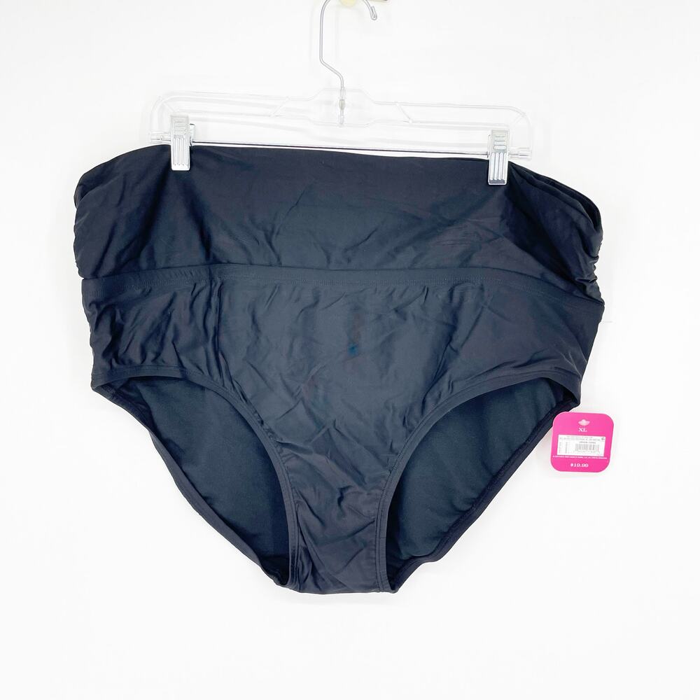 Ingrid + Isabel Maternity Black Swim Bottom Size XL